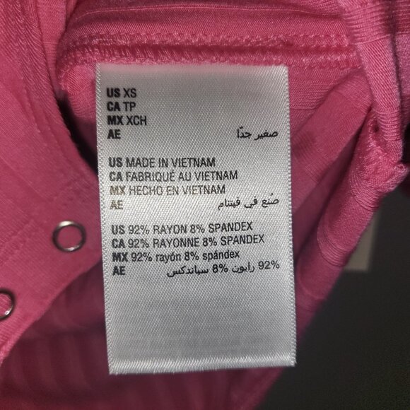ON 34TH STREET X-SMALL AZLEA PINK SNAP CROTCH KNIT NWT FROM MACYS - Picture 5 of 10